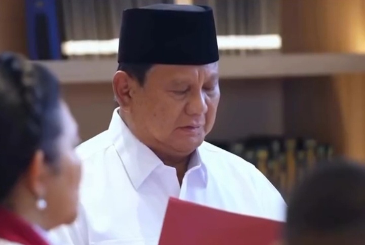 Presiden Prabowo Subianto pada peringatan Sumpah Pemuda berpihak pada anak muda (Instagram @prabowo)