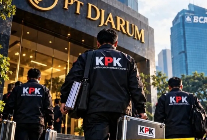 Kantor PT Djarum di Kudus Jawa Tengah digeledah KPK, Rabu 28 Oktober 2026 (Instagram @beritanyaid)