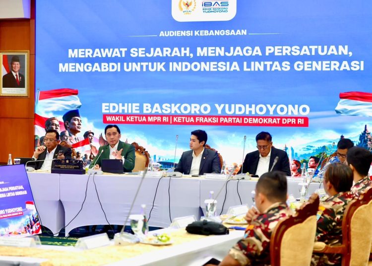 Ibas saat audiensi terima audiensi dalam rangka HUT TNI