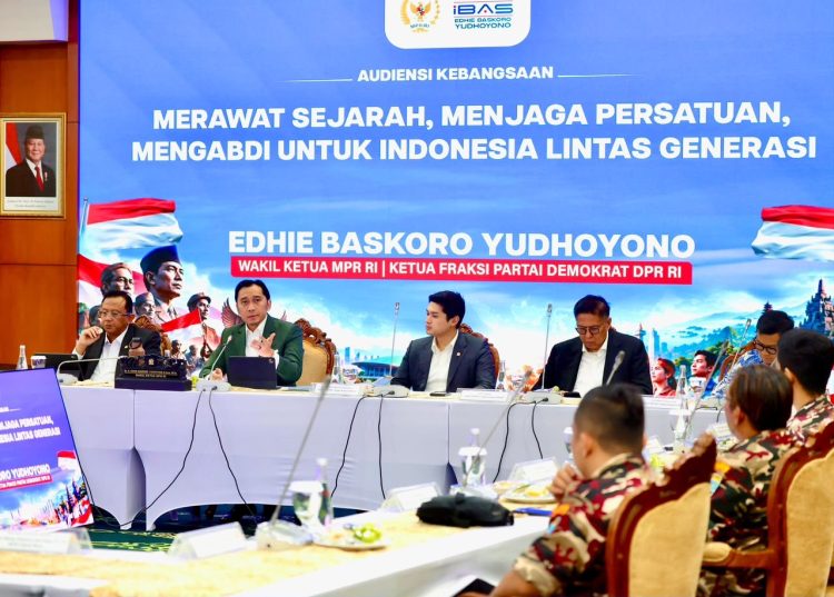 Ibas saat audiensi terima audiensi dalam rangka HUT TNI